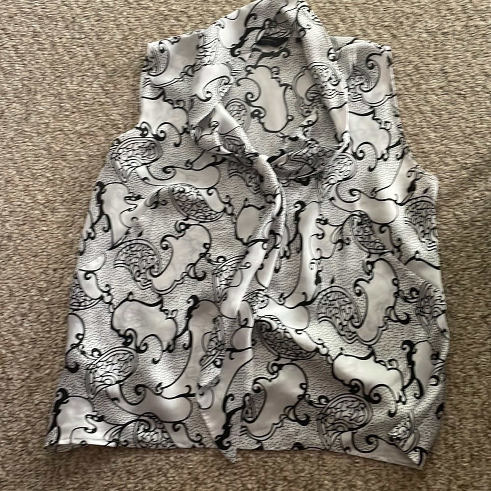 Paisley silk blouse